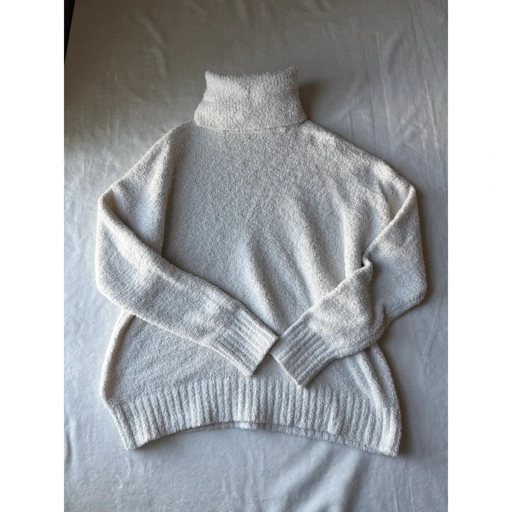 Pink Republic Cozy‎ Turtleneck Sweater M Long Sleeve Pull Over Loungewear Layer